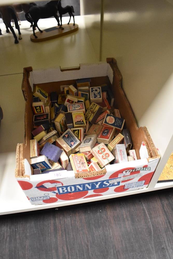 A collection of vintage matchboxes, to include Vulcan matches, and others