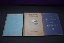 Photographic Books. Three titles: Burrows, C. W. - Scapa and a Camera: Pictorial Impressions of Five