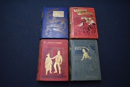 Children's. Decorative cloth bindings. Includes; Hazard & Heroism. London: W. & R. Chambers,