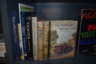 Motoring. A small selection. Includes; Rolls-Royce. (9)