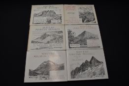 Wainwright. Scottish Mountain Drawings. Volumes 1-6. Kendal: Westmorland Gazette. Presumed first