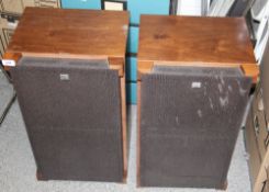 A large pair of Sony 7200 floor standing speakers - some wear to casings and grill