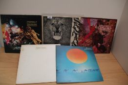 A VG/VG lot of Santana albums - five in total
