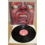 A VG+/VG+ copy of ' in the court ' ... By King Crimson on an early Island label press