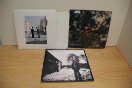 A lot of three albums by Pink Floyd and Dave Gilmour - VG+/VG+
