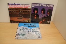 A lot of three early Deep Purple pressings including ' Shades of ' - amazing music and all at
