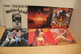 A rock metal lot - 10 in total - VG/VG - please come and view - it is recommended