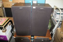 A lot of floor standing speakers being Sony SS330 - nice quality and design