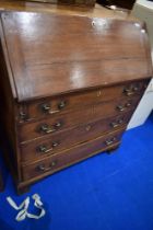 A 19th Century golden oak bureau, approx. Dimensions W95, D50, H108cm