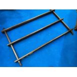 A vintage wall rack, width approx. 104cm