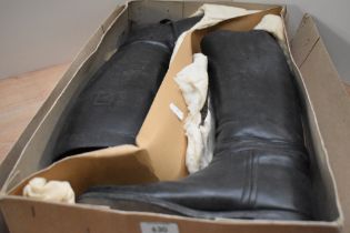 A pair of black riding boots size 7 by the house of hawkins