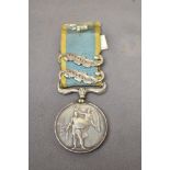 A Queen Victoria Crimea Medal with two clasps, Balaklava & Sebastopol to Sergt Thos S.Kneath.2nd.