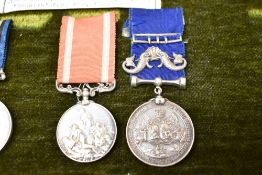 A pair of George V Sea Gallantry Medals to Able Seaman James Owen, Sea Gallantry Medal in Silver