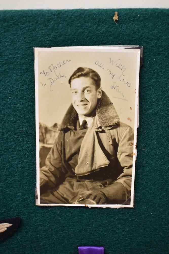 A WWII Medal Group on display board to Sergeant William Stanley Edwards RAF Bomber Command, 1939- - Image 6 of 8