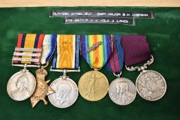A group of six Medals to CLR.SGT.LEUT.CAPT.MAJOR G.H.INGRAM 4th BATN.P.O.W.VOLs.S.LANCs, Queens