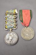 A Queen Victoria Crimea Medal with four clasps, Alma, Balaklava, Inkermann and Sebastopol, name er
