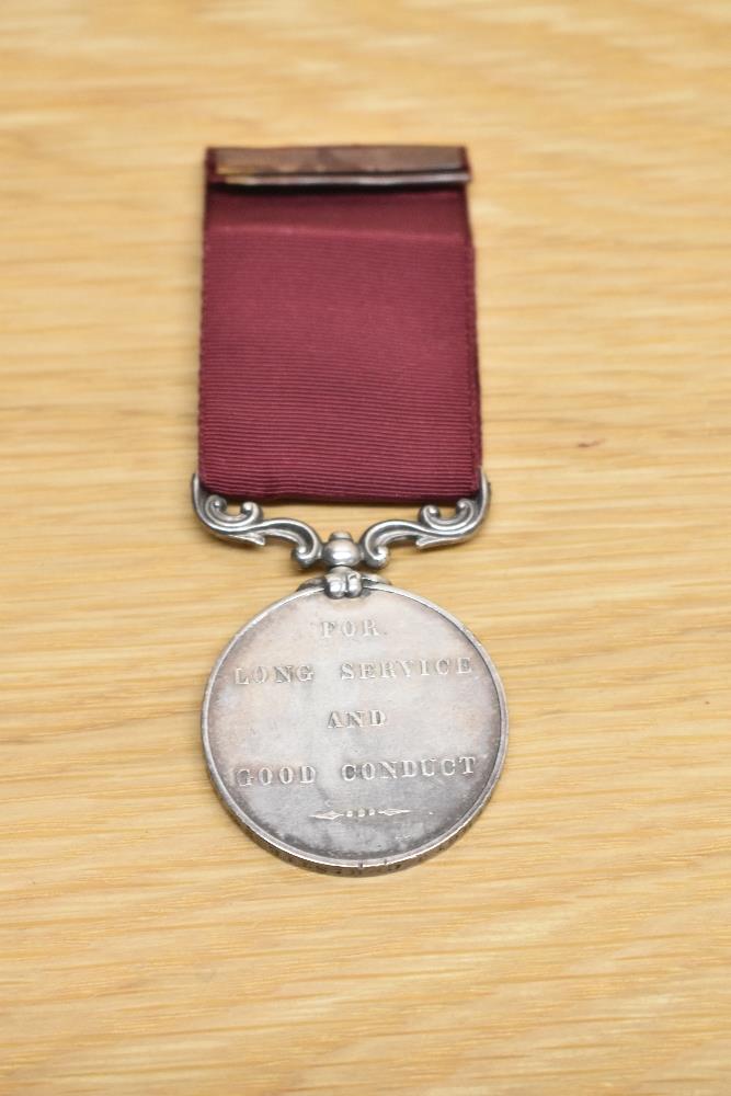 A Queen Victoria Army Long Service and Good Conduct Medal, badge of Hanover omitted, swivel - Image 2 of 2