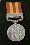 A Queen Victoria India Medal with one clasp, Relief of Chitral 1895 to 530 SPR.Niti Q O Madras S&