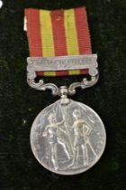 A Queen Victoria India Medal with one clasp, Relief of Chitral 1895 to 530 SPR.Niti Q O Madras S&
