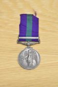 A Elizabeth II General Service Medal 1918-62 with Malaya clasp to 22772652 TPR.D.R.HUNTER.11.H,