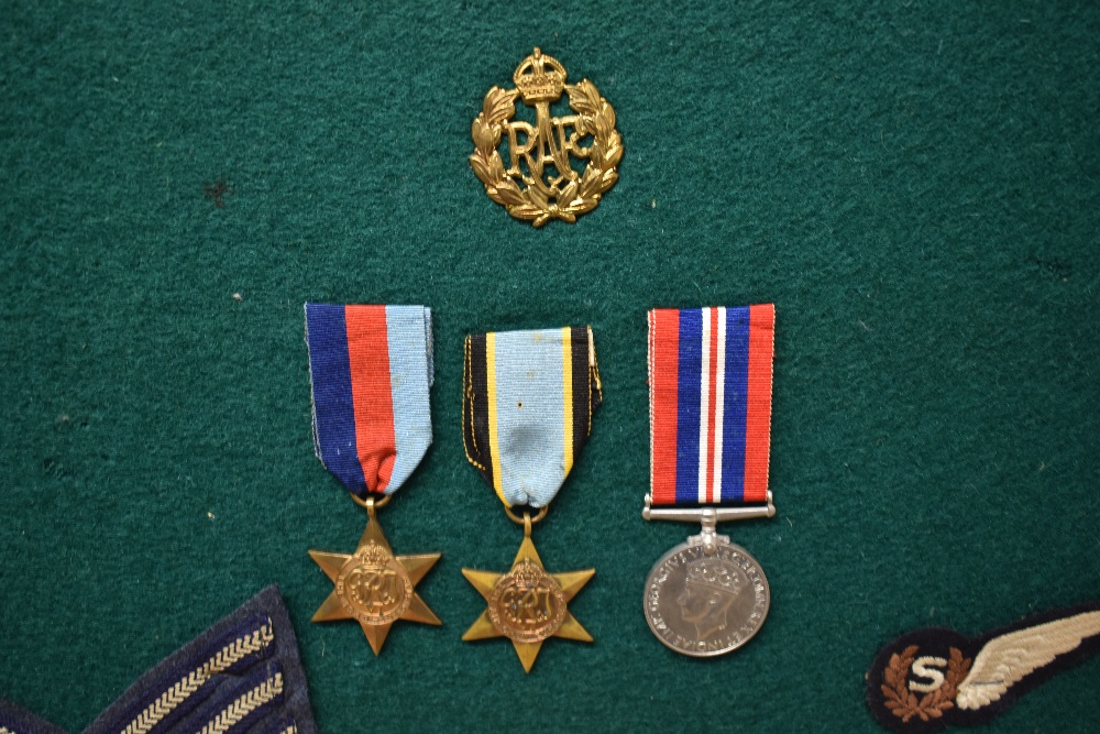 A WWII Medal Group on display board to Sergeant William Stanley Edwards RAF Bomber Command, 1939- - Image 2 of 8