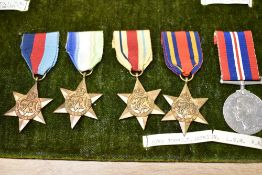 A WWII Period and later Eight Medal Group, Defence Medal with War Medal Ribbon, 39-45 Star, Atlantic
