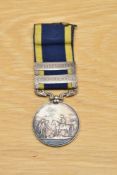 A Queen Victoria Punjab Medal with two clasps, Goojerat and Chilianwala with ribbon to W.H.