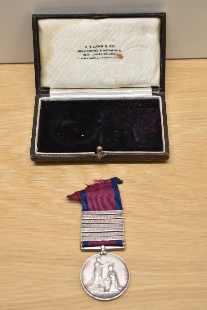 A Military General Service Medal 1848 with seven bars, Vimiera, Corunna, Busaco, Fuentes D'Onor,