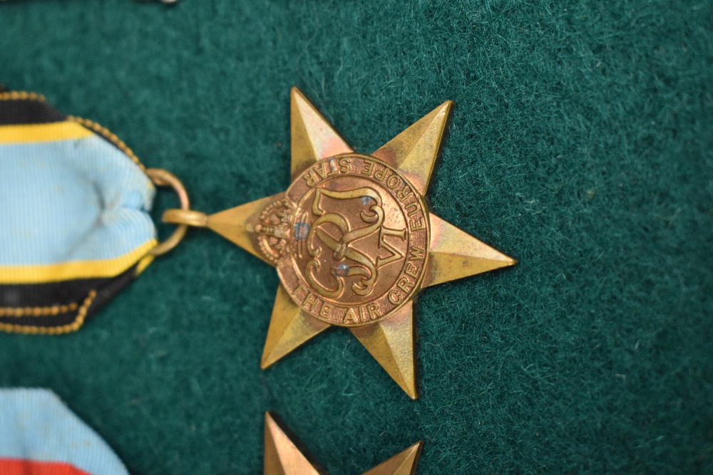 A WWII Medal Group on display board to Sergeant William Stanley Edwards RAF Bomber Command, 1939- - Image 8 of 8