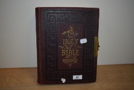 A Victorian leather bound Bible, dated 1847