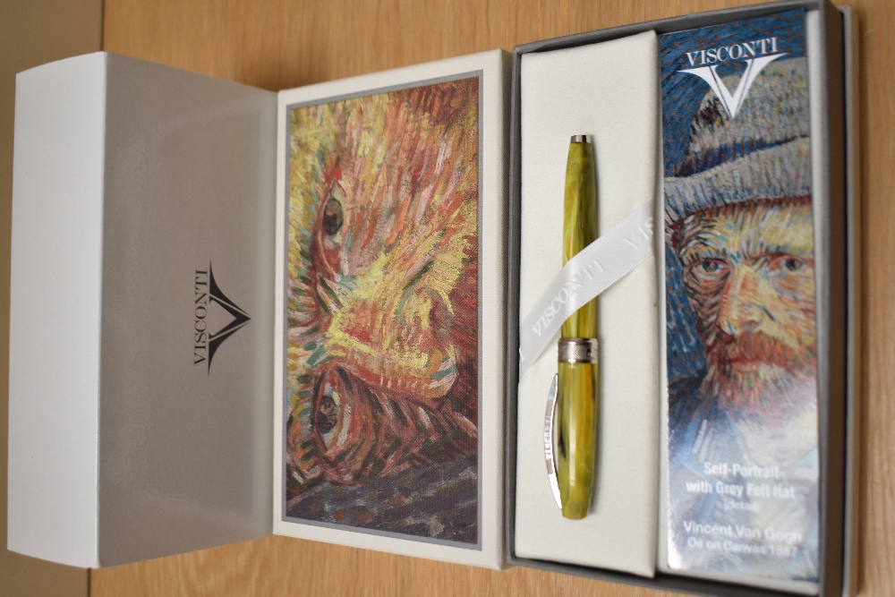 A Visconti Van Gogh ' Vincents Chair' converter fill fountain pen having Visconti Firenze F nib. - Image 4 of 4