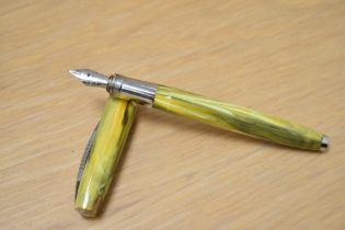 A Visconti Van Gogh ' Vincents Chair' converter fill fountain pen having Visconti Firenze F nib.