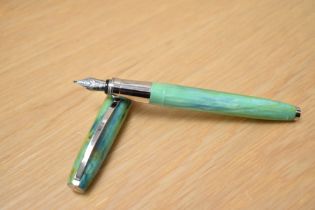 A Visconti Van Gogh ' Irises' converter fill fountain pen having Visconti B nib.The 2011 Van Gogh