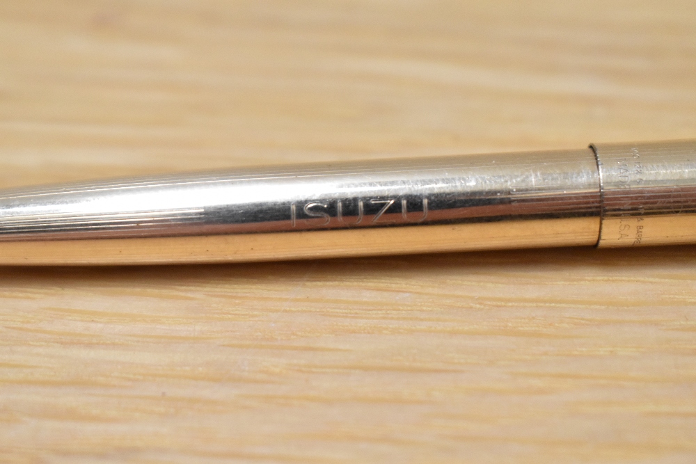 A Parker 65 Insignia ballpoint pen in gold fill. Engraved - Image 3 of 3