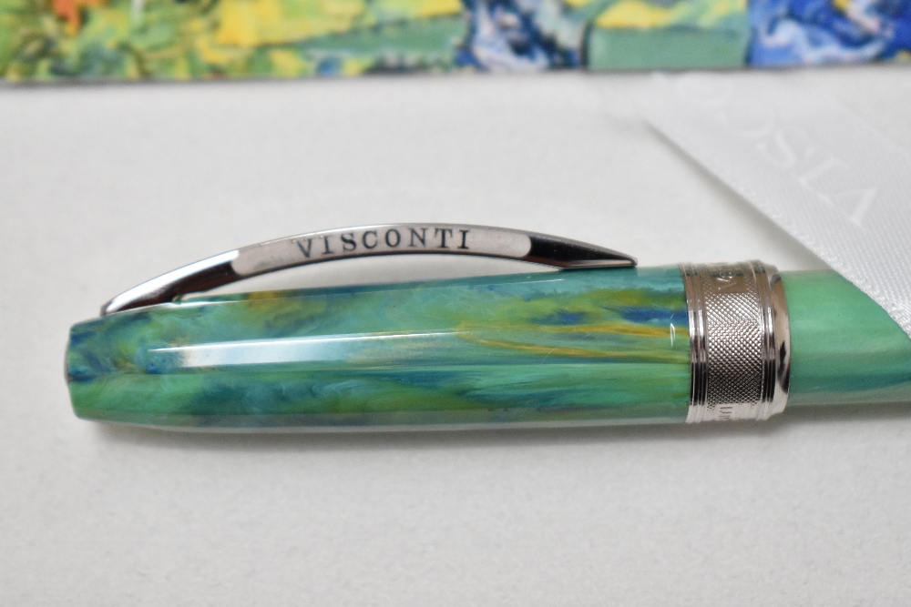 A Visconti Van Gogh ' Irises' converter fill fountain pen having Visconti B nib.The 2011 Van Gogh - Image 3 of 4