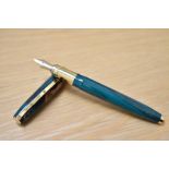 A Visconti Van Gogh ' The Novel Reader' converter fill fountain pen No0322 with bottle of Visconti