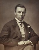 Photography - 19th Century School, Portraits of Joseph Chamberlain (1836-1914) and Henry Irving (