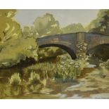 Roona Somervell (20th Century), watercolour, The River Kent, signed to the lower right, framed,