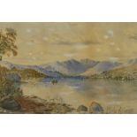 *Local Interest - G.Prentice (19th Century, British), watercolour, 'Ambleside and Wray Castle from