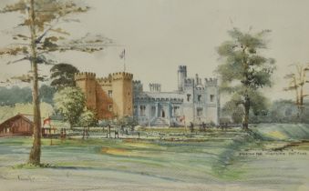 *Local Interest - Mario Ottonello (1929-2012), watercolour and pencil, 'Lancaster Golf Club',