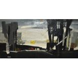 William Edgar Mayer (1910-2002, British), oil on board, Title Unknown - An industrial landscape,