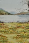 *Local Interest - M. Beattie (20th Century, British), watercolour, 'Ullswater Spring', framed,