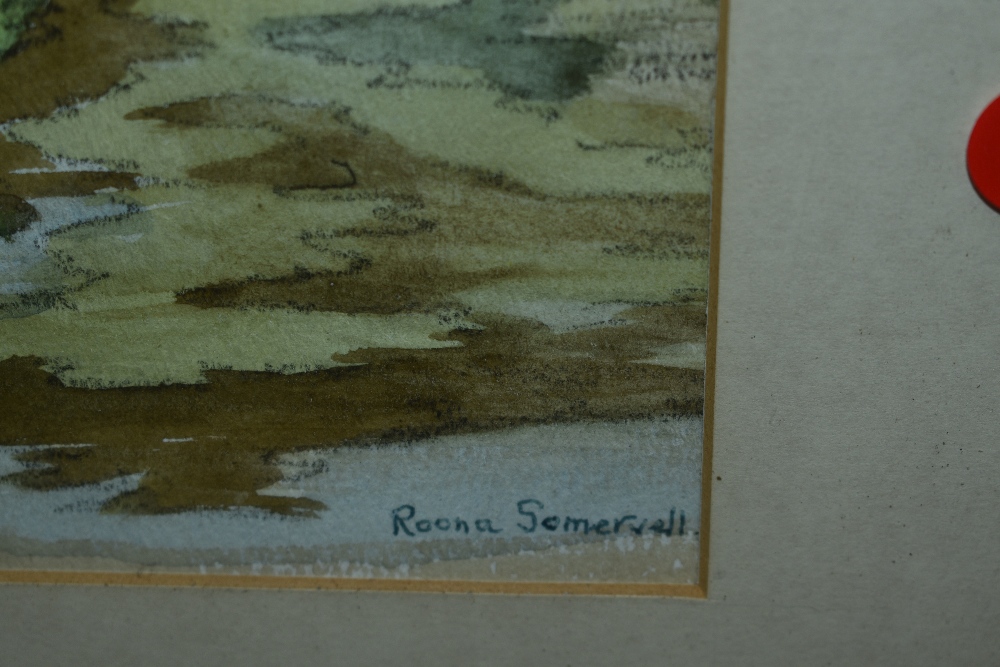 Roona Somervell (20th Century), watercolour, The River Kent, signed to the lower right, framed, - Image 3 of 3