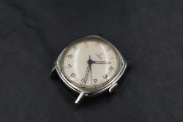 A vintage Tudor wrist watch (missing strap) case no: 68364873 having Arabic numeral dial with