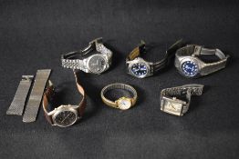 A selection of wrist watches including Sekonda, Citizen, Animal, Avia etc