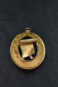 A silver gilt and enamel masonic collar jewel for Kent, approx 37.2g