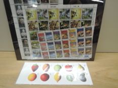 GB 2000's COLLECTION OF 91 COMMEMORATIVE NVI 1ST CLASS STAMPS £110+ FACE Sleeve with various full