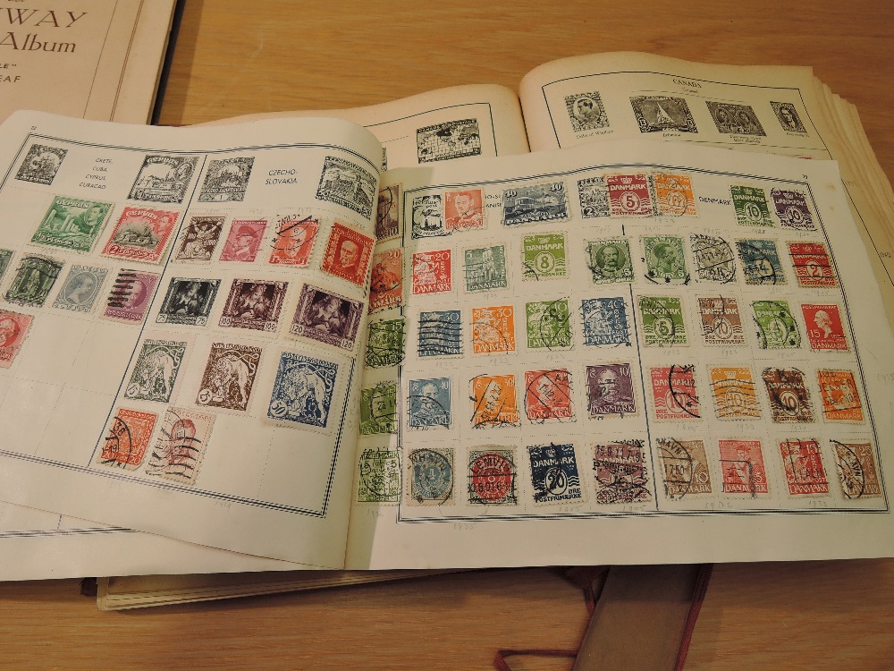 WORLD STAMP COLLECTIONS IN THREEE ALBUMS, MUCH PRE 1950's MINT AND USED Three albums including - Image 7 of 7