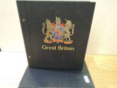 GB 1840-91 DAVO ALBUM & CASE WITH GOOD SIZED USED COLLECTION Davo album (marked SG to spine) with