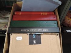 GB, ISLE OF MAN & CHANNEL ISLANDS STAMPS Four albums and small box, Mint & Used, Penny Reds, Two